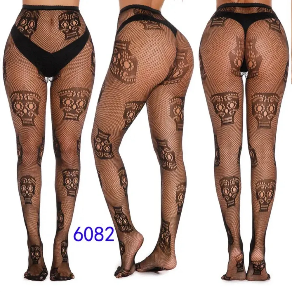 Graphic Diamond Fishnet Sheer Soft Nylon Women’s Pantyhose Stretchy Black Tights